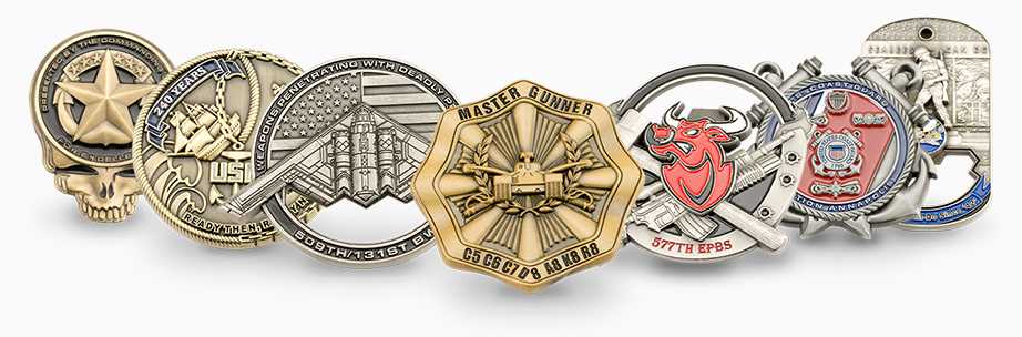 Custom Challenge Coins | Military Challenge Coins | Custom Awards - U.S
