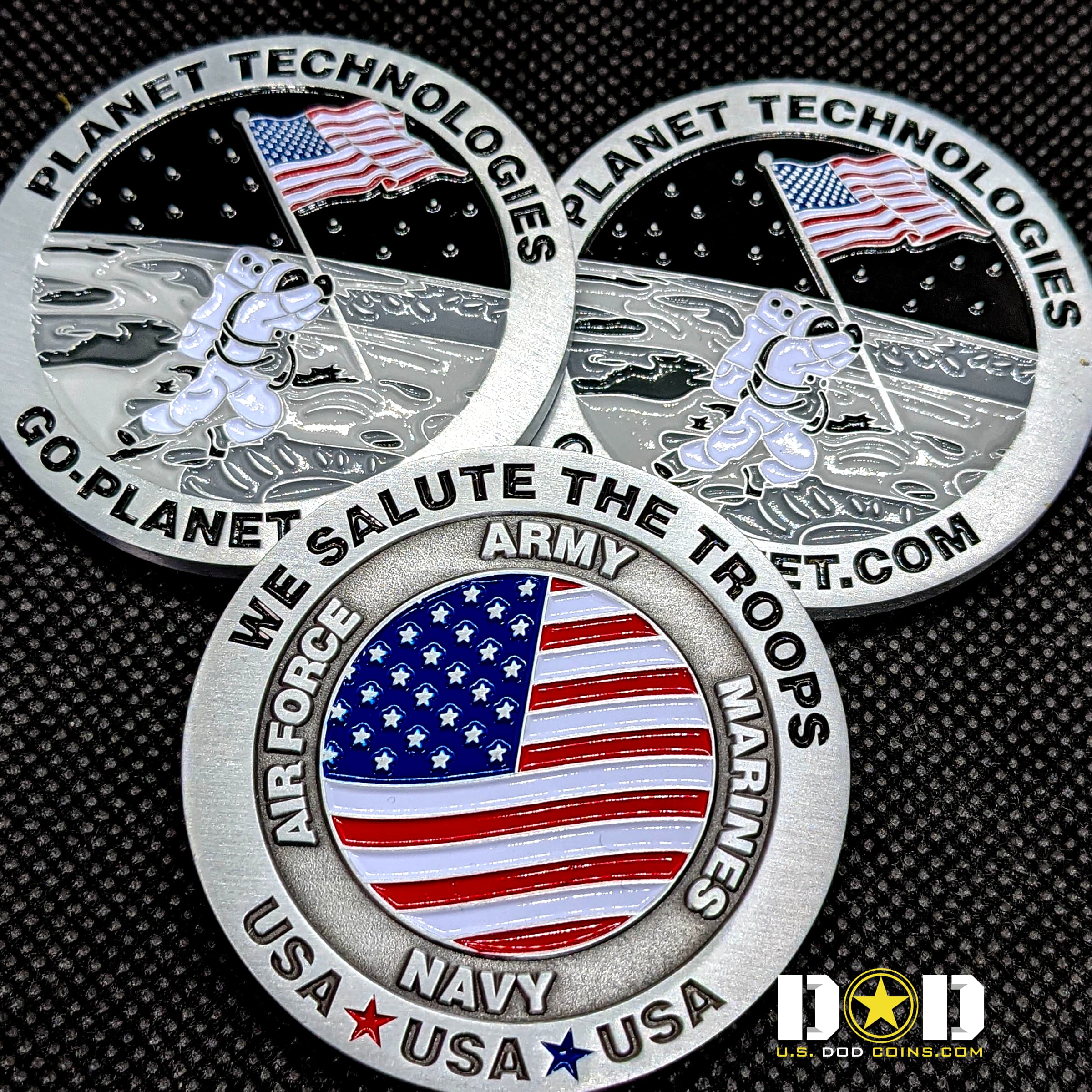 Soft Enamel On Both Sides - Challenge Coins