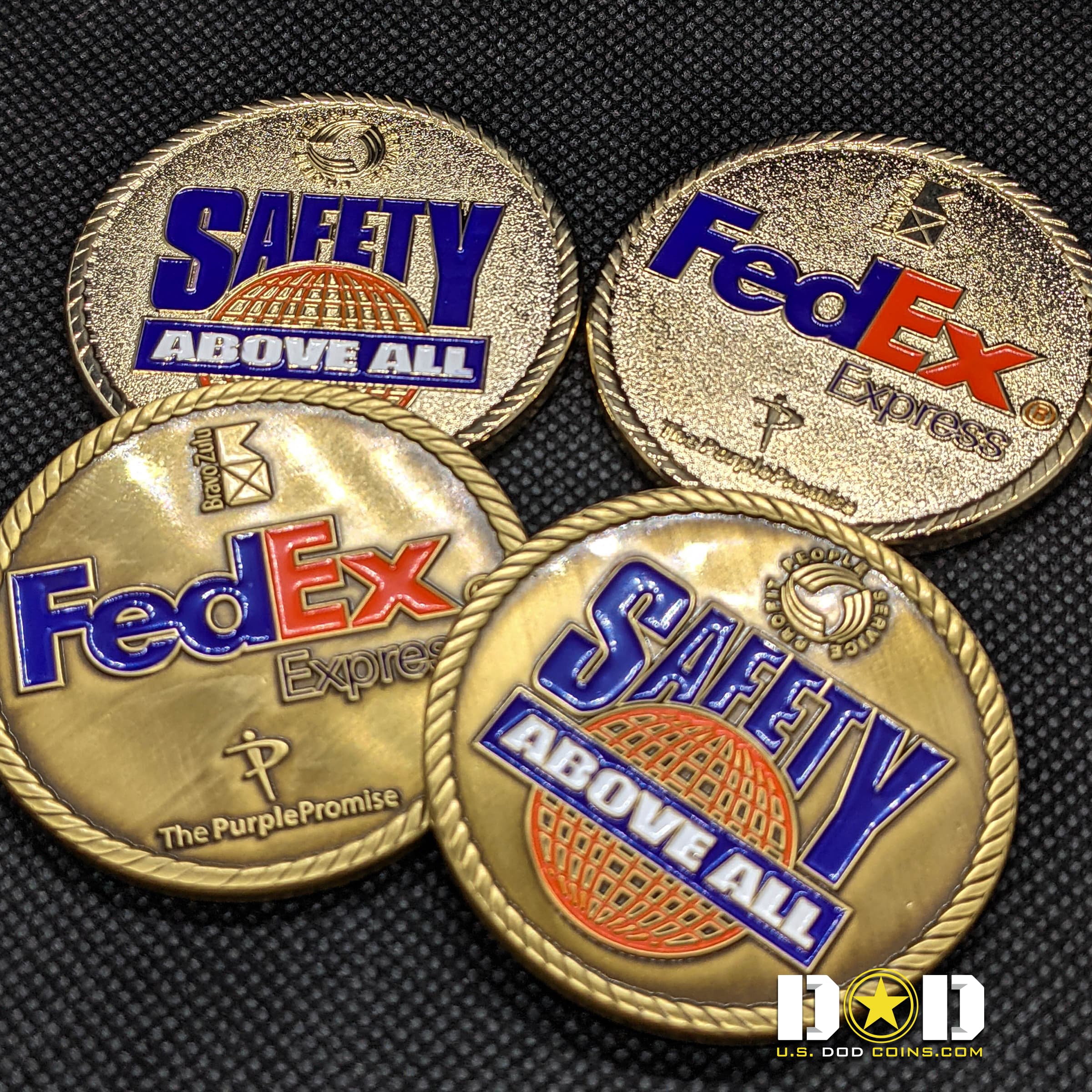 Soft Enamel On Both Sides - Challenge Coins