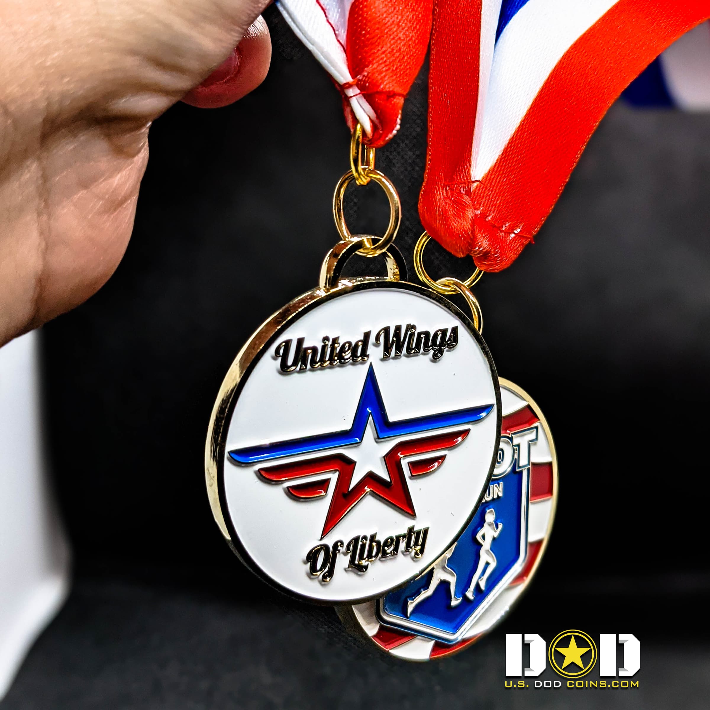 Soft Enamel On One Side - Challenge Coins