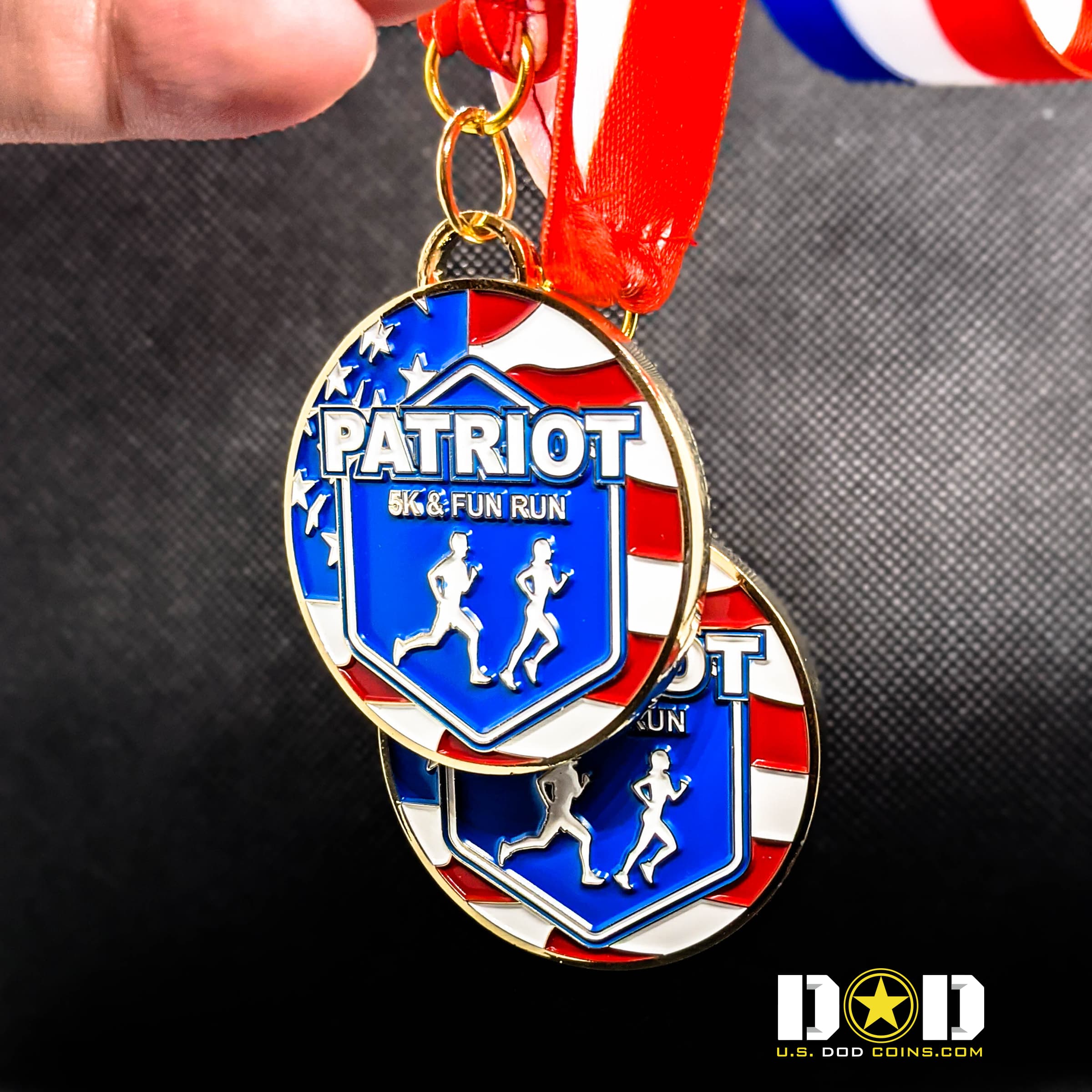 Soft Enamel On One Side - Challenge Coins