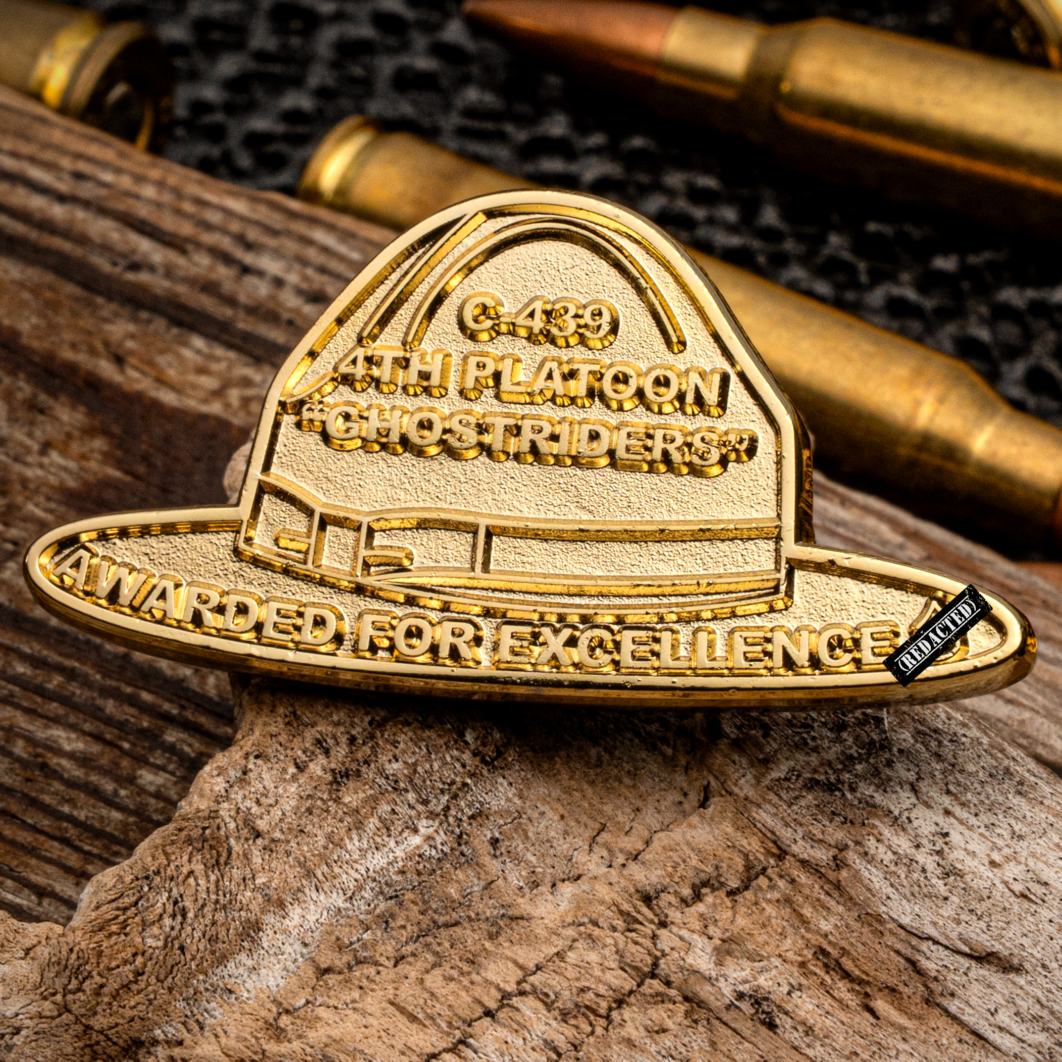 Color on One Side - Challenge Coins